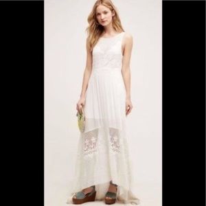 White lace midi dress by Tracy Reese